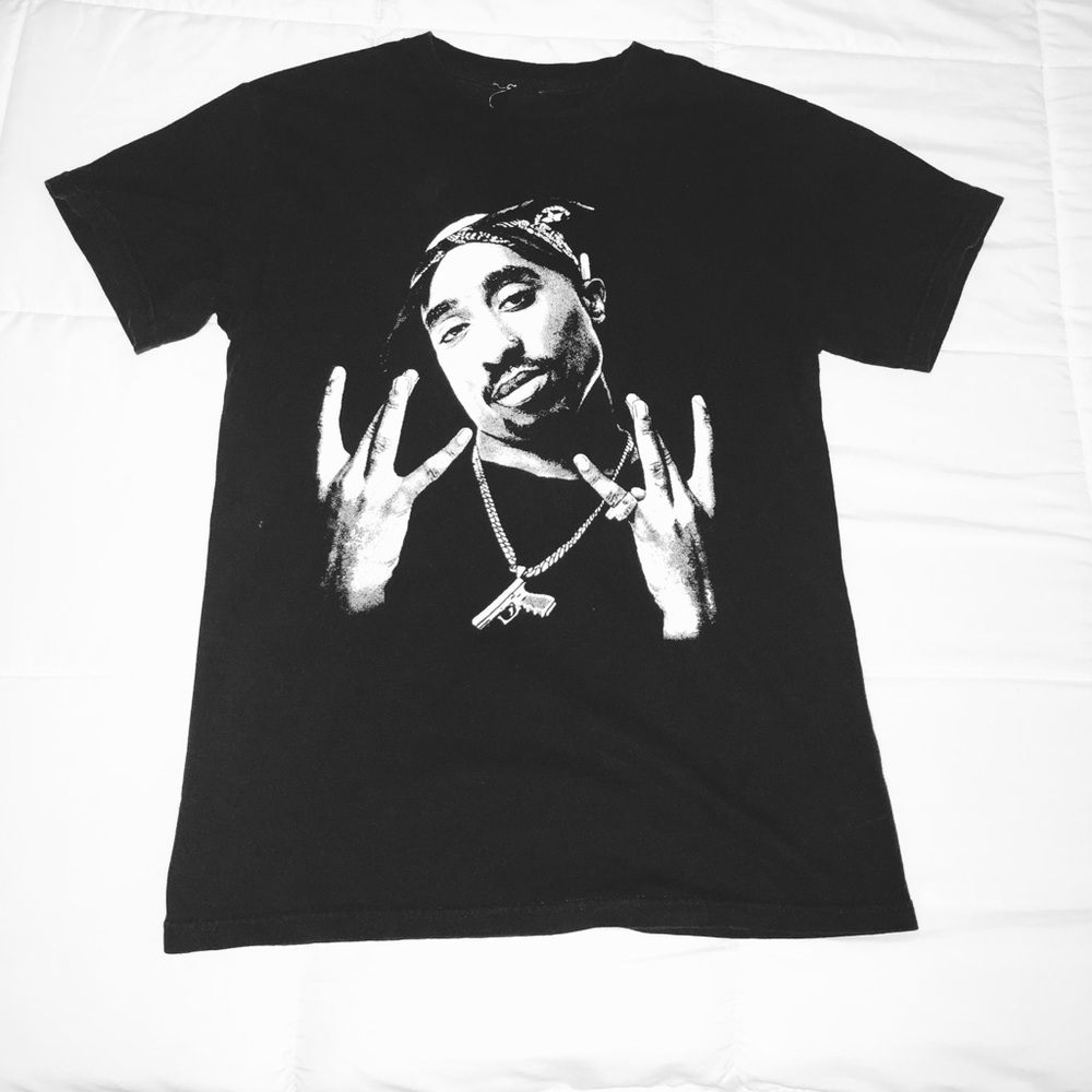 Black Tupac T Shirt